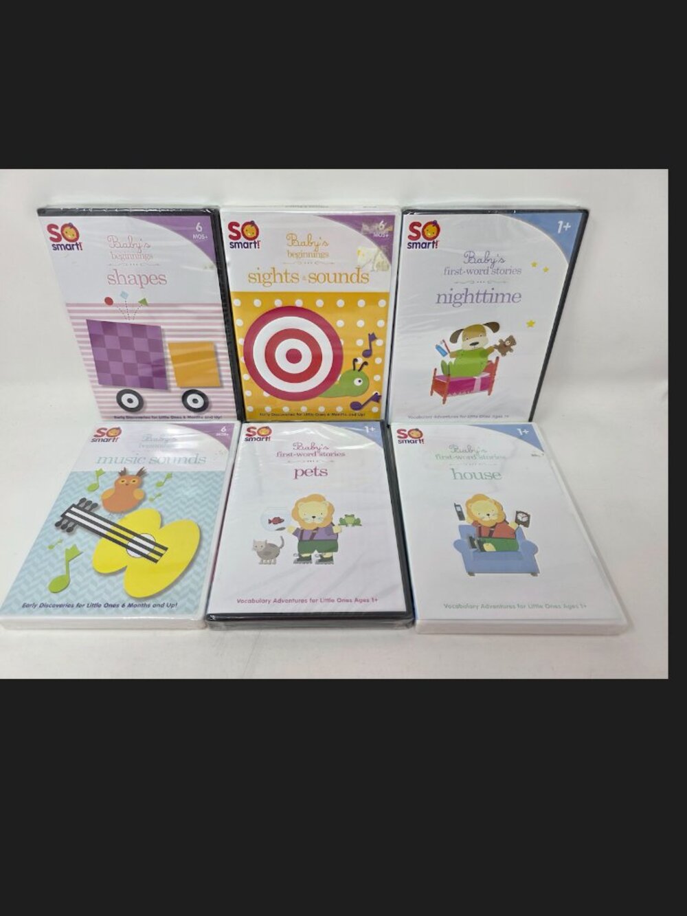 Lot Of 6 - So Smart Children Dvds, Unopened, Still factory sealed